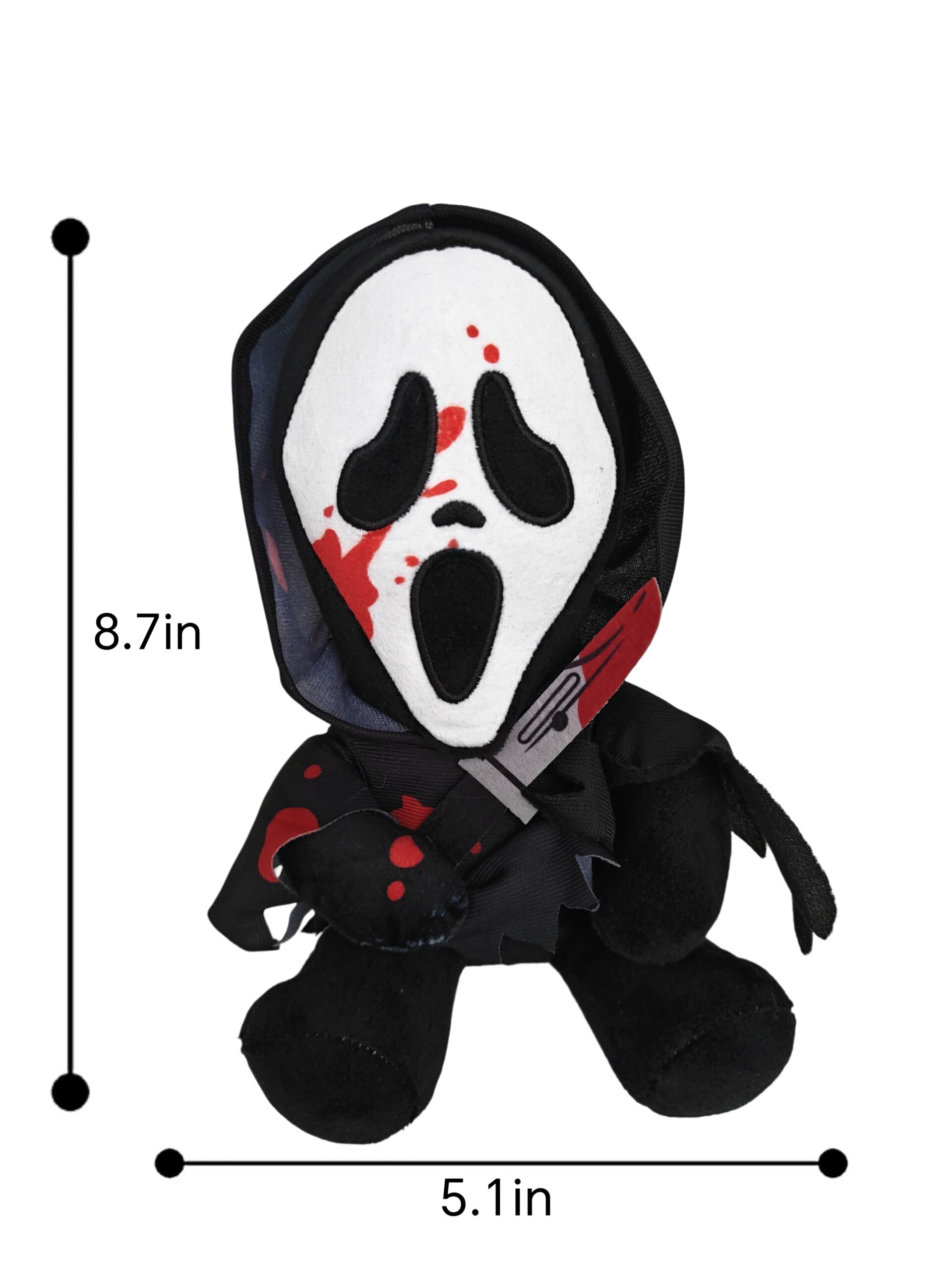 Scream Series Ghostface Plush Toy-Kuulshops - Image 2