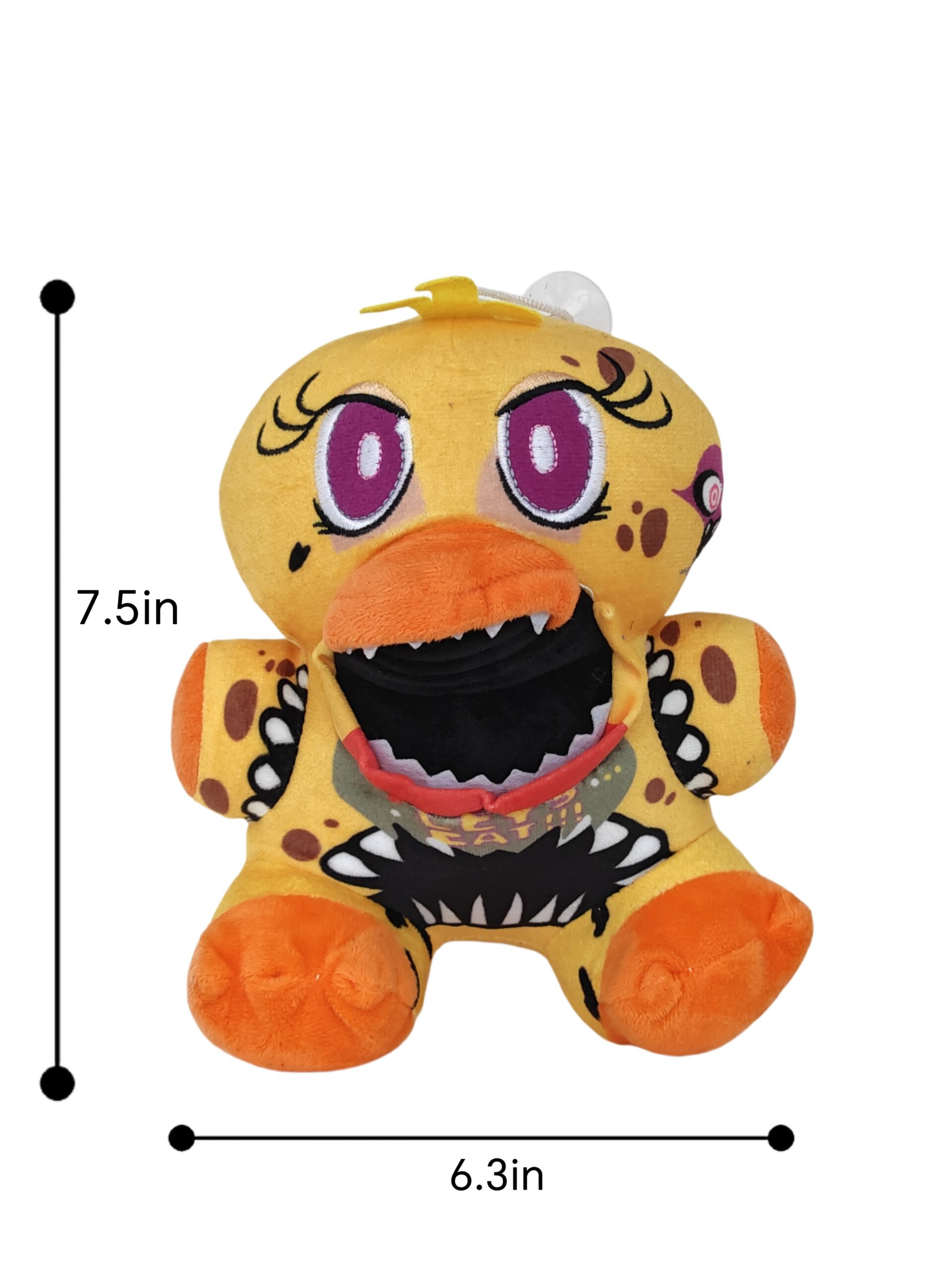 FNAF Nightmare Series Nightmare Chica Plush Toy-Kuulshops - Image 2