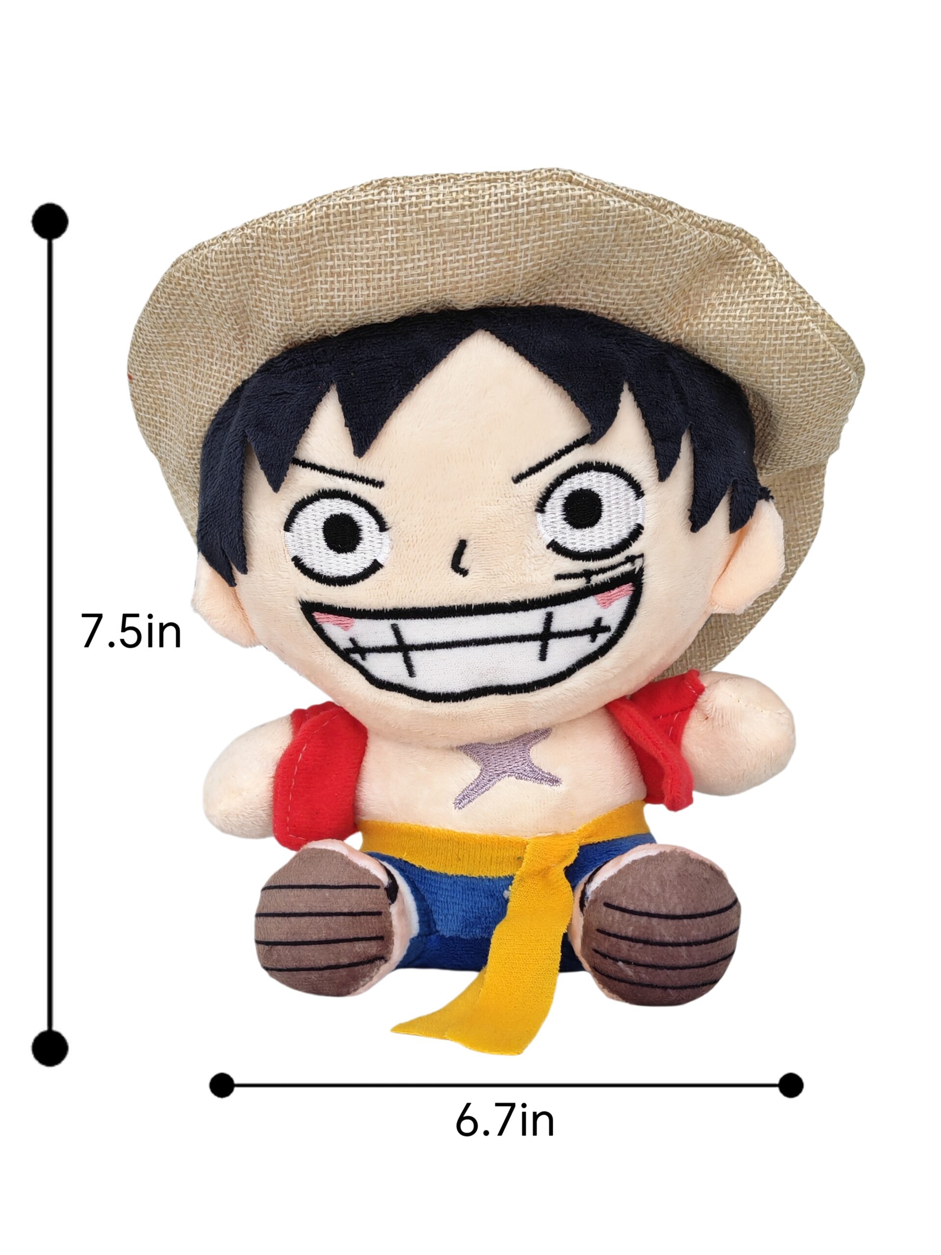 One Piece Monkey D. Luffy Plush Toy - Image 2