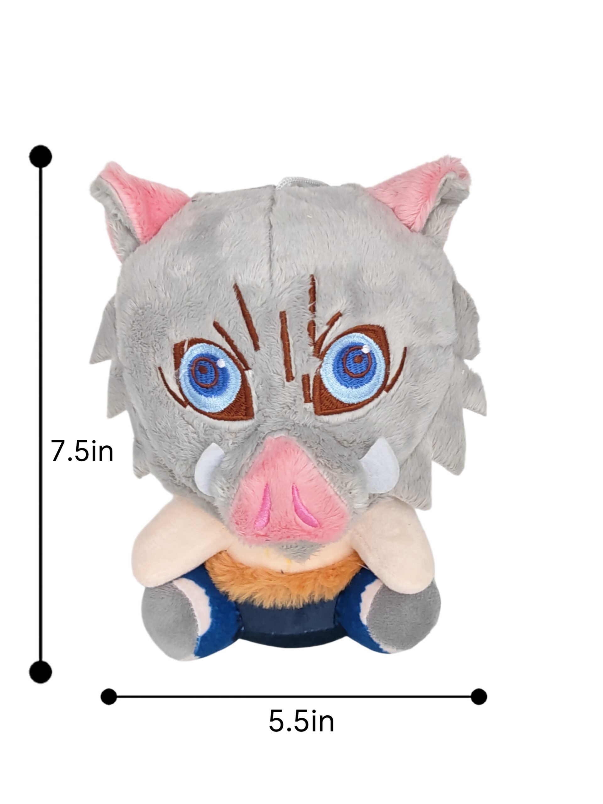 Demon Slayer Series Inosuke Hashibira Plush Toy-Kuulshops - Image 2