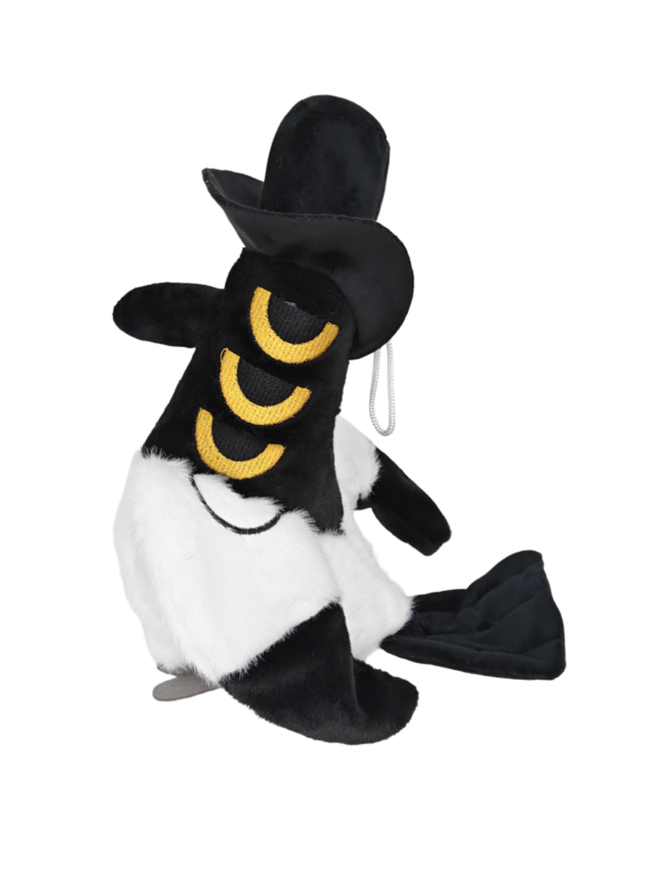 Black White Bird Plush