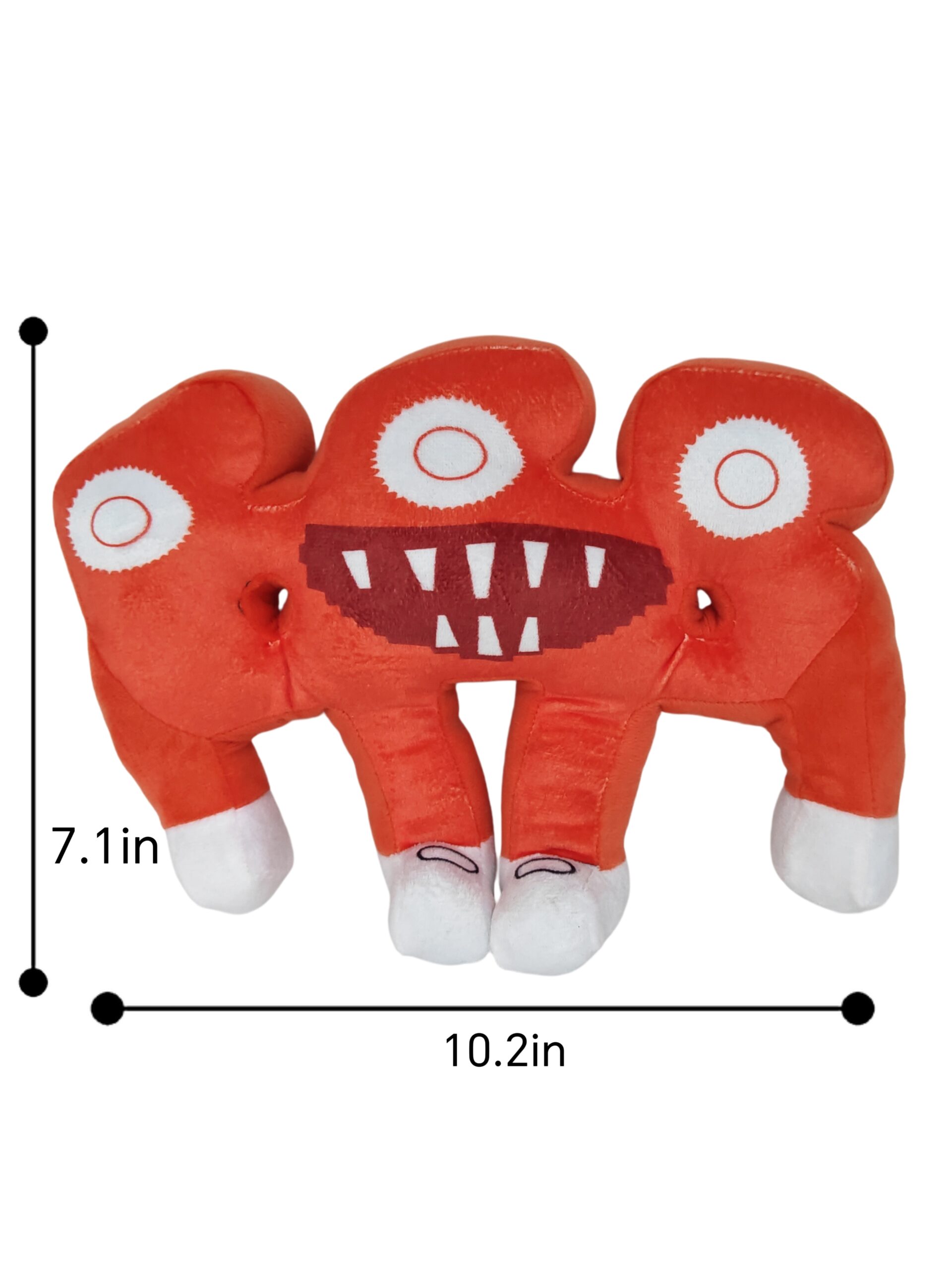 Steal A Brainrot Series Red 666 Plush Toy-Kuulshops - Image 2