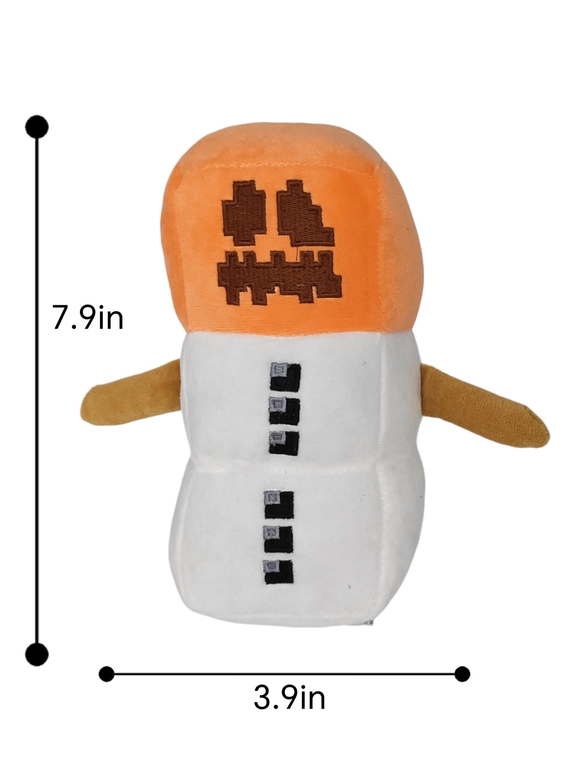 Minecraft Series Snow Golem Plush Toy-Kuulshops - Image 2