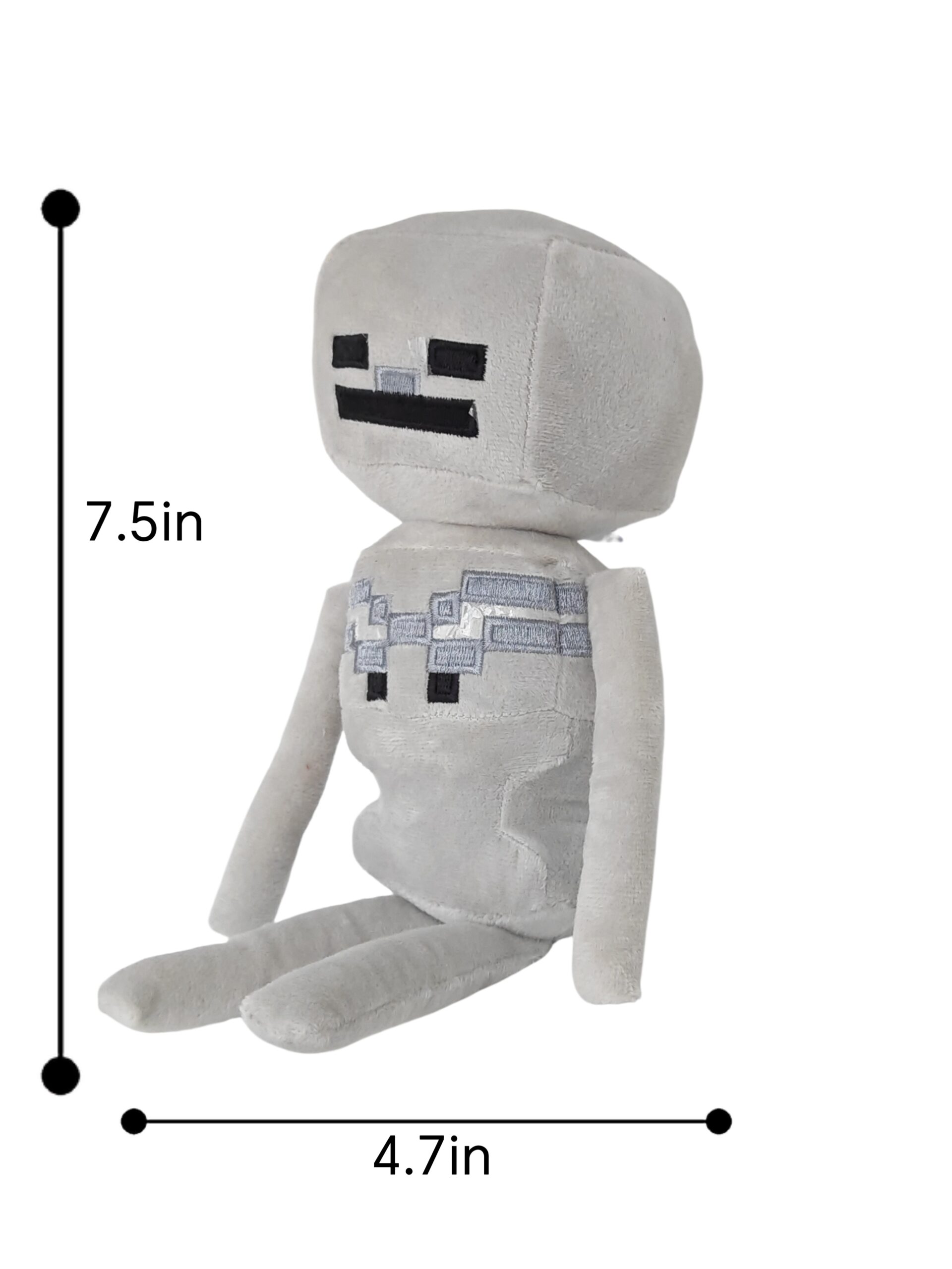 Minecraft Series Skeleton Plush Toy-Kuulshops - Image 2
