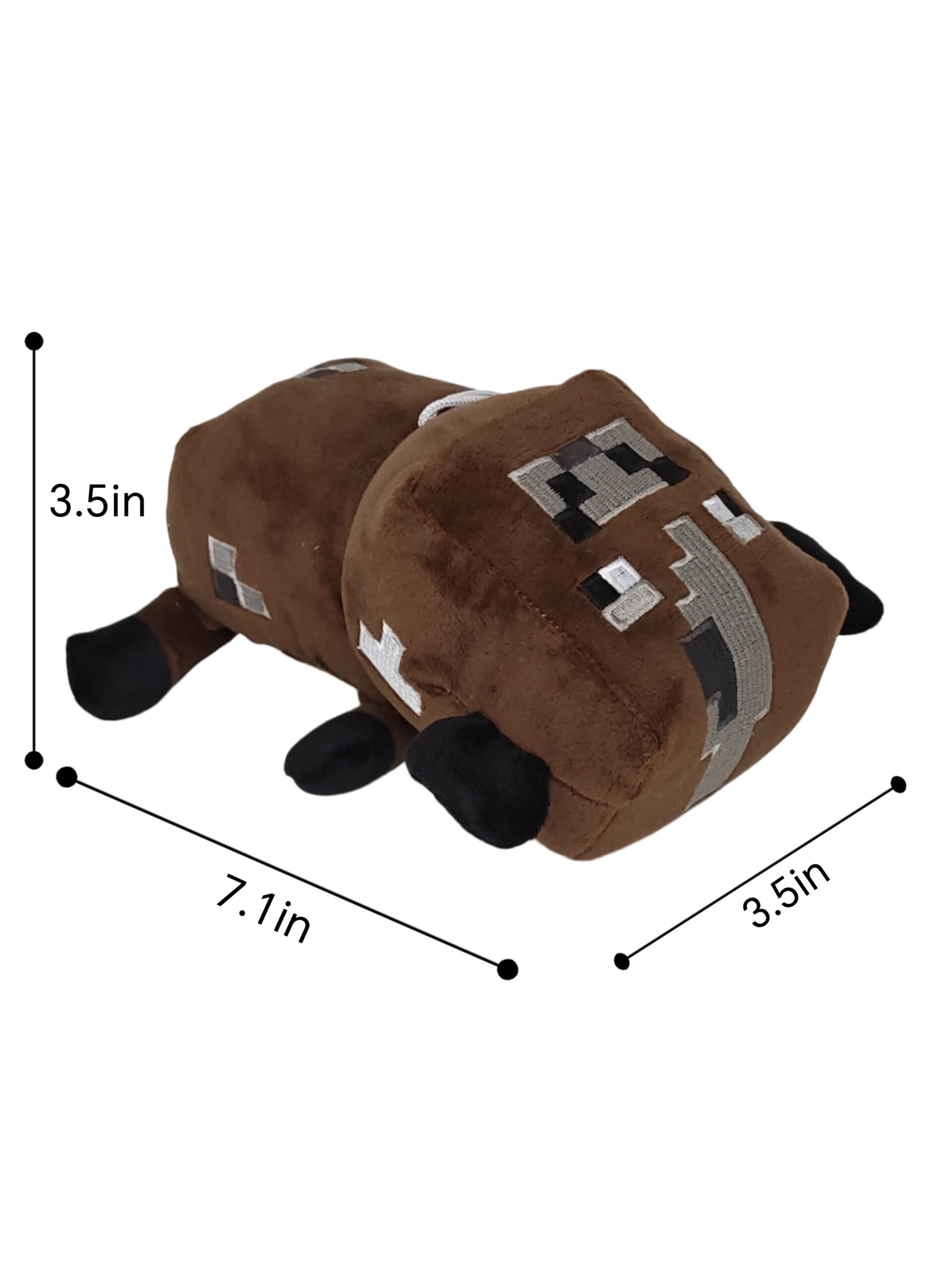 Minecraft Series Cow Plush Toy-Kuulshops - Image 2