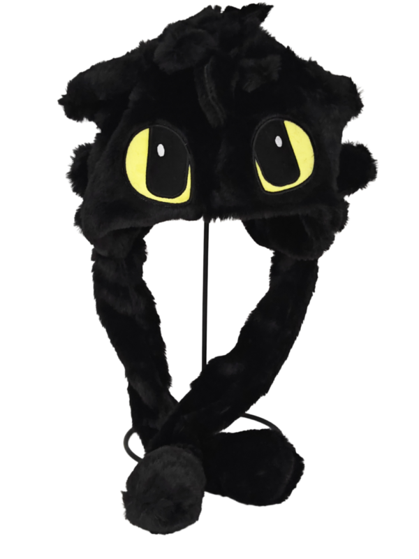 Black Dragon Moving Ears Hat