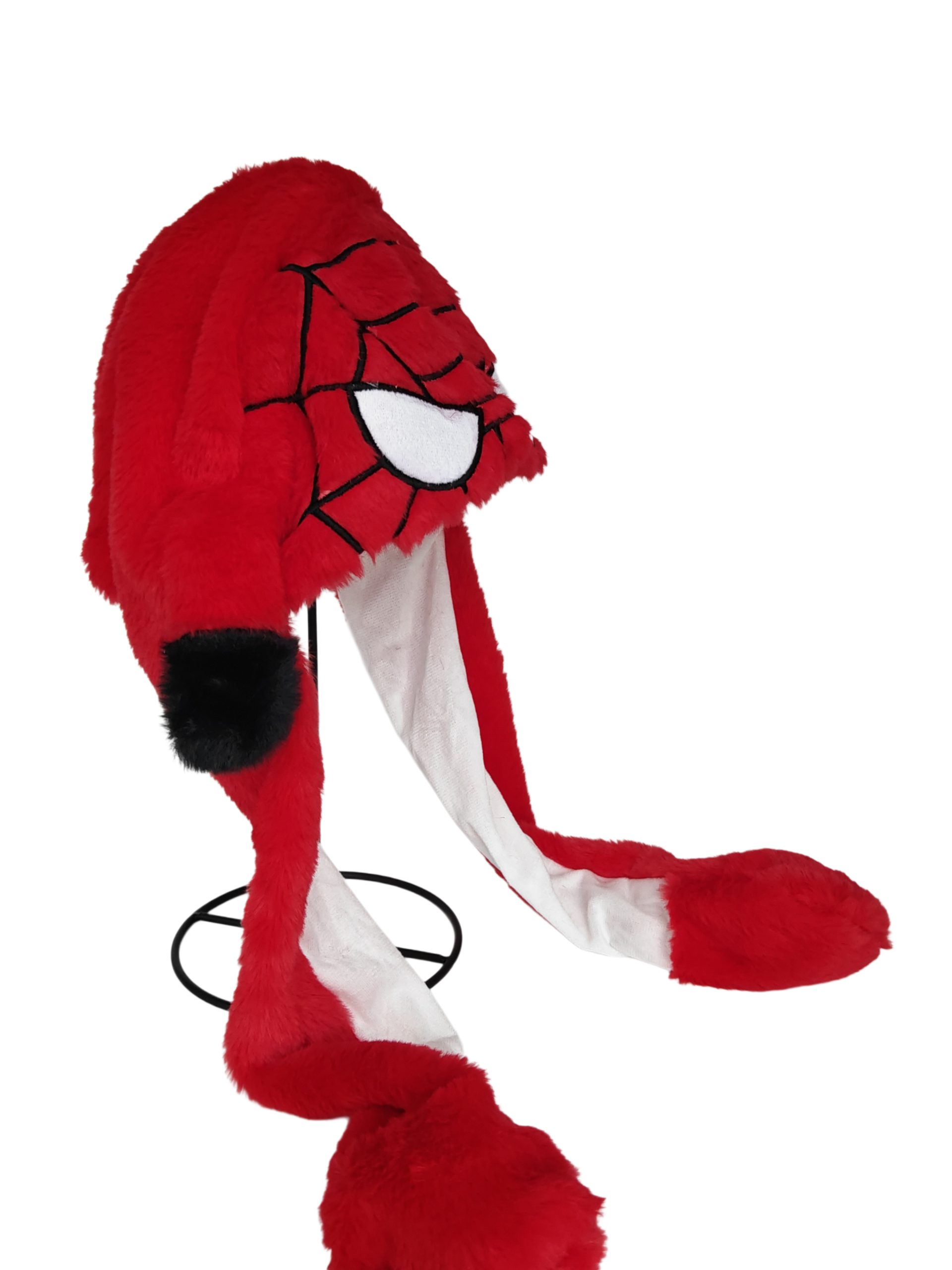 Red Black Spider Hero Moving Ears Hat - Kuulshops - Image 5