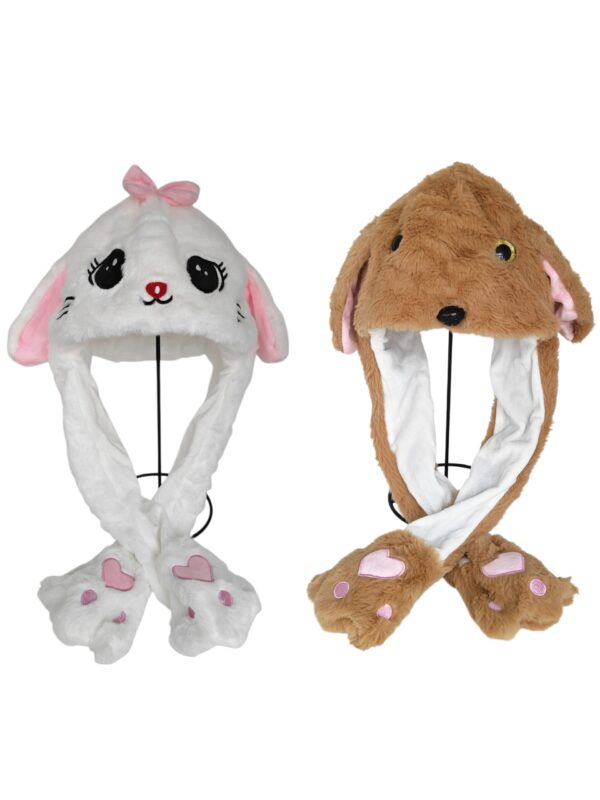 Lop Bunny Moving Ears Hat